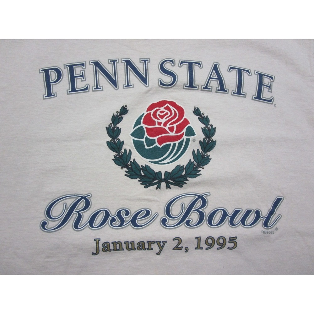 Vintage Penn State University Football 1995 Rose Bowl‎ T-Shirt (L) NCAA 1990's - Picture 4 of 10